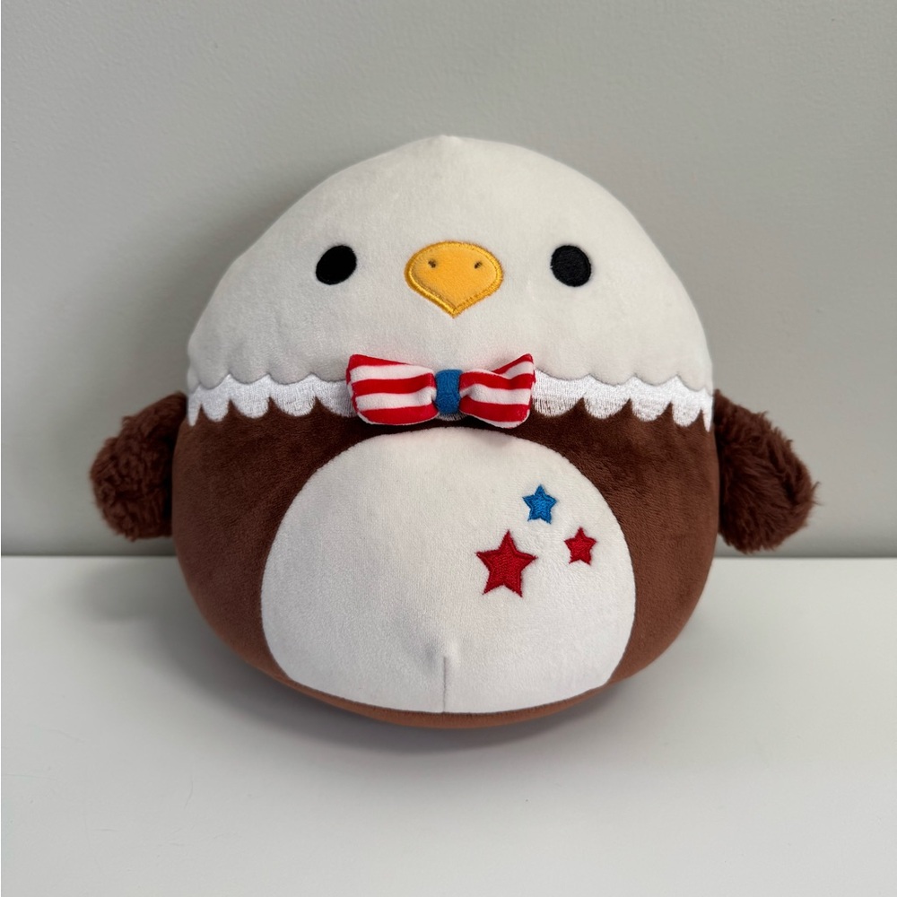 Squishmallow 8 Inch Edward the Eagle Stars & Stripes Collection